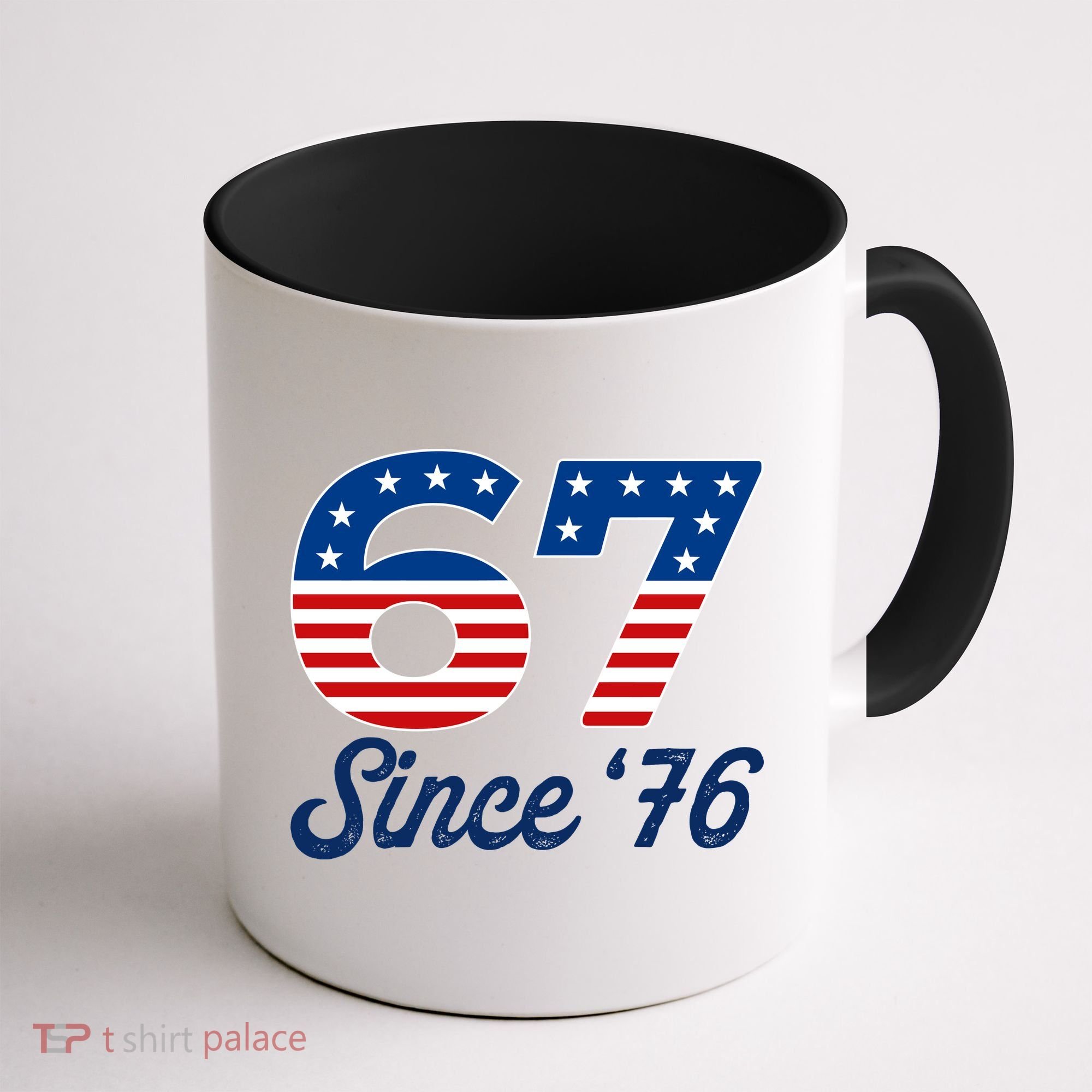 Patriotic 67 Since '76 USA 6-7 Meme Six Seven Coffee Mug