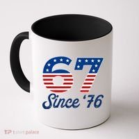 Patriotic 67 Since '76 USA 6-7 Meme Six Seven Coffee Mug thumb 0