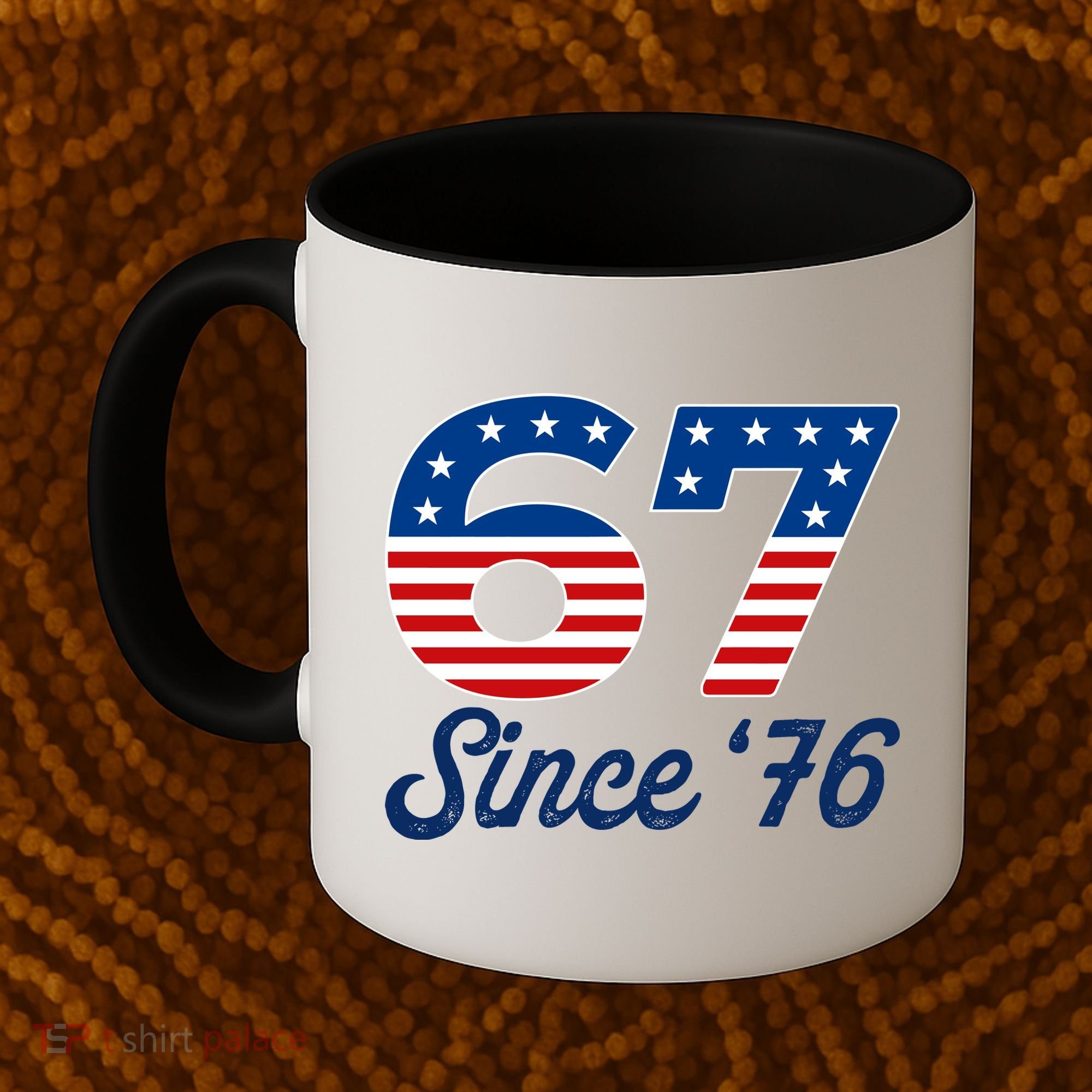 Patriotic 67 Since '76 USA 6-7 Meme Six Seven Coffee Mug