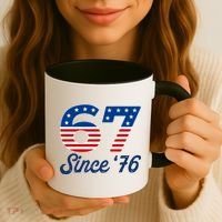 Patriotic 67 Since '76 USA 6-7 Meme Six Seven Coffee Mug thumb 3