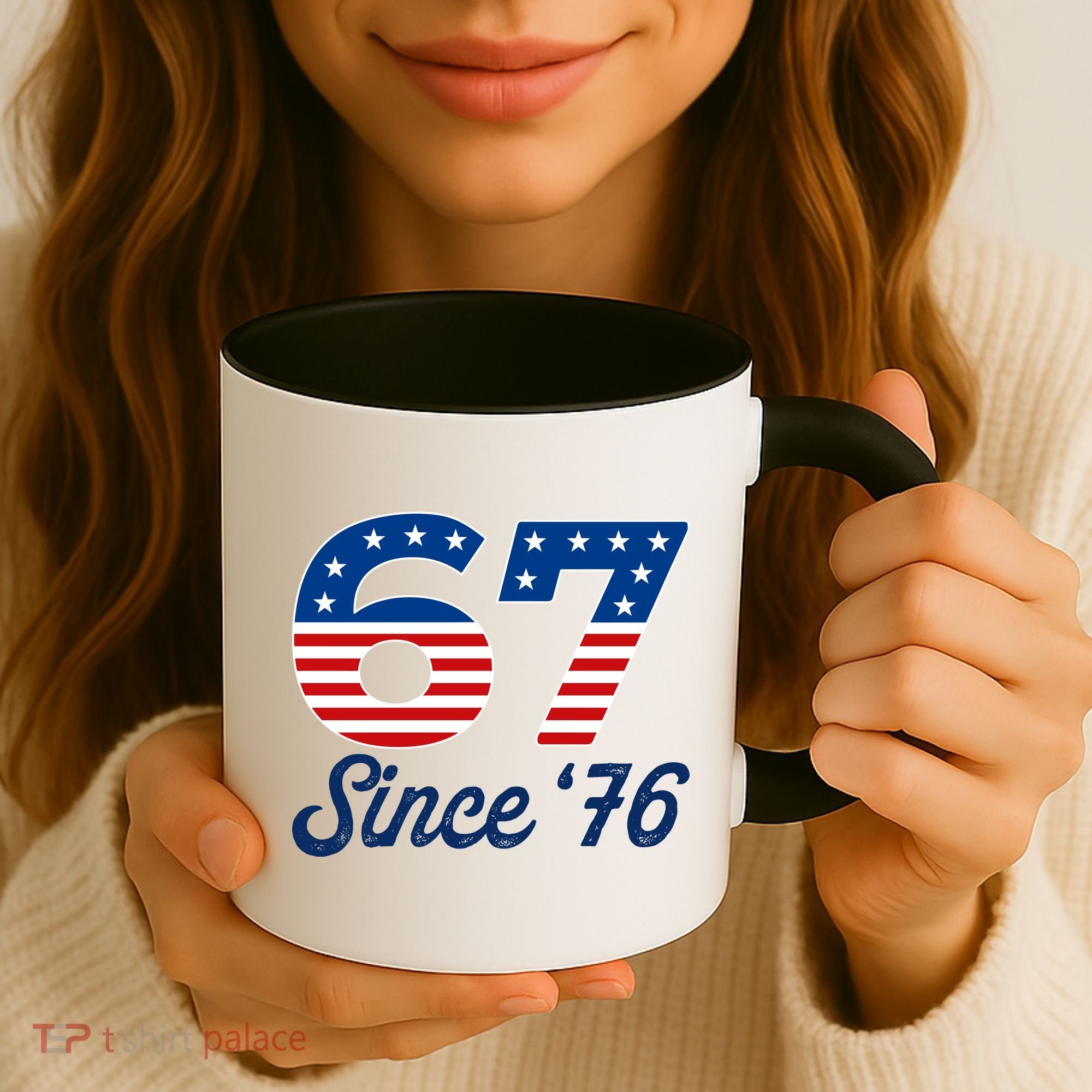 Patriotic 67 Since '76 USA 6-7 Meme Six Seven Coffee Mug