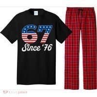Patriotic 67 Since '76 USA 6-7 Meme Six Seven Pajama Set thumb 0