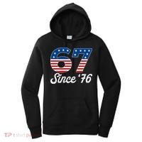 Patriotic 67 Since '76 USA 6-7 Meme Six Seven Women's Hoodie thumb 0