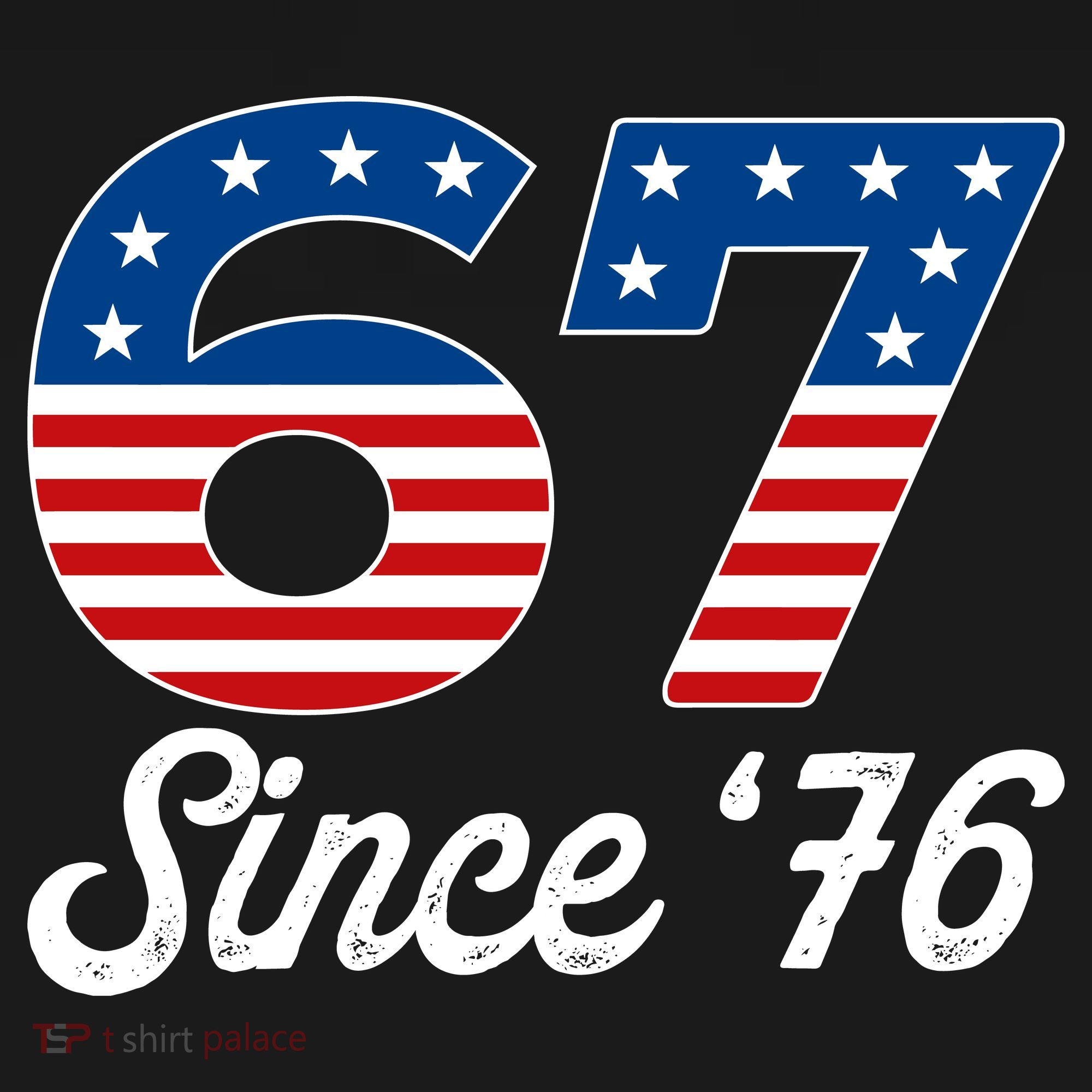 Patriotic 67 Since '76 USA 6-7 Meme Six Seven Women's Hoodie