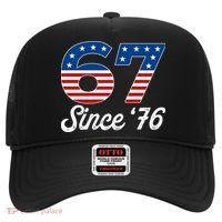 Patriotic 67 Since '76 USA 6-7 Meme Six Seven Hat thumb 0