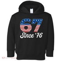Patriotic 67 Since '76 USA 6-7 Meme Six Seven Toddler Hoodie thumb 0