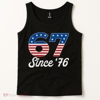 Patriotic 67 Since '76 USA 6-7 Meme Six Seven Tank Top thumb 2