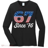 Patriotic 67 Since '76 USA 6-7 Meme Six Seven Women's Long Sleeve Shirt thumb 0