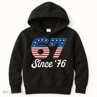 Patriotic 67 Since '76 USA 6-7 Meme Six Seven Kids Hoodie thumb 0