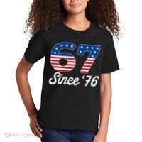 Patriotic 67 Since '76 USA 6-7 Meme Six Seven Kids T-Shirt thumb 2