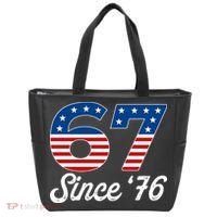 Patriotic 67 Since '76 USA 6-7 Meme Six Seven Tote Bag thumb 0