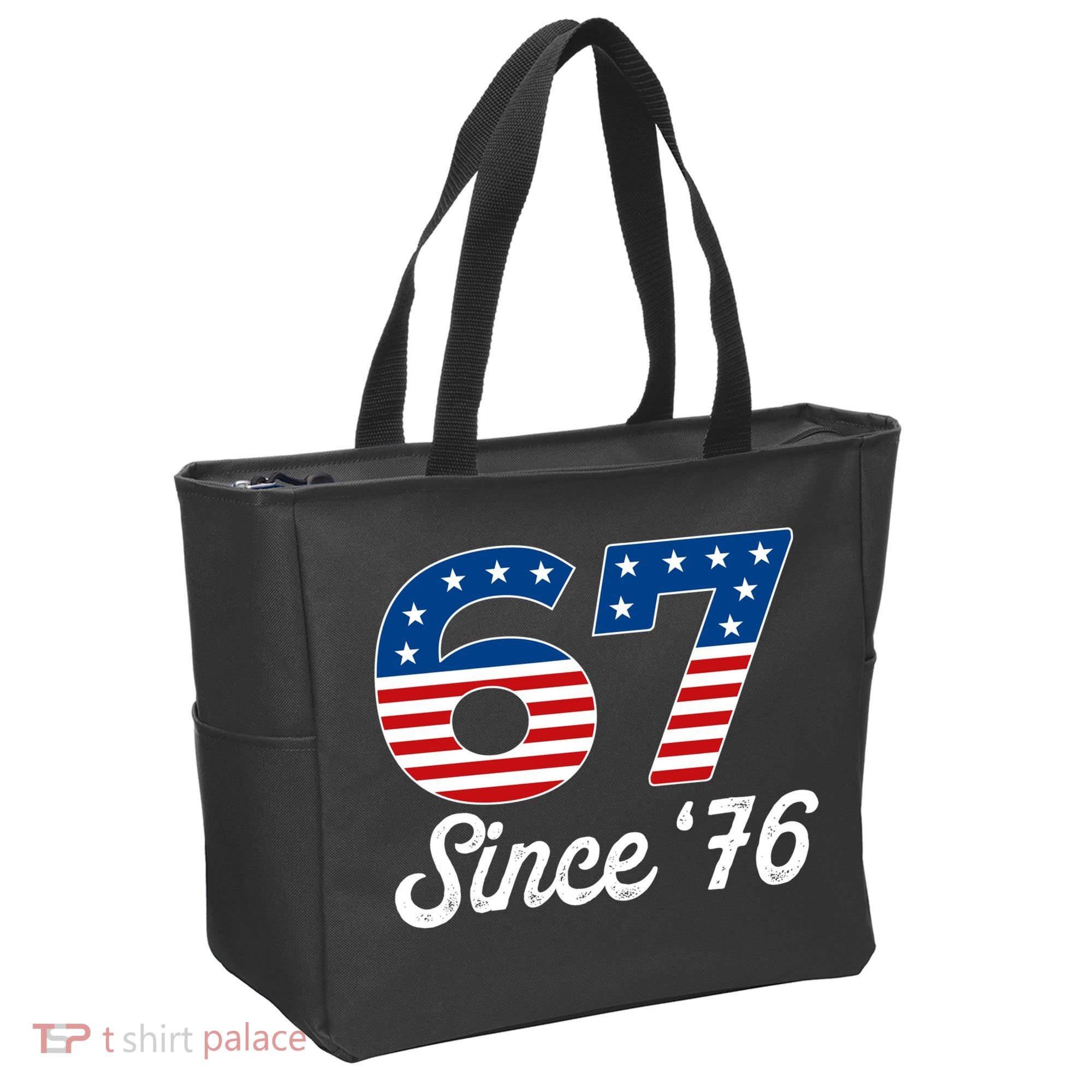 Patriotic 67 Since '76 USA 6-7 Meme Six Seven Tote Bag