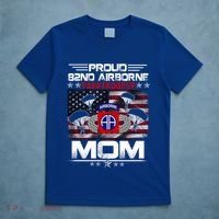 Proud 82nd Airborne Paratrooper Mom Us Flag Meaningful Gift Veteran Mother Funny T-Shirt thumb 5