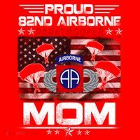 Proud 82nd Airborne Paratrooper Mom Us Flag Meaningful Gift Veteran Mother Funny Santa Hat thumb 1