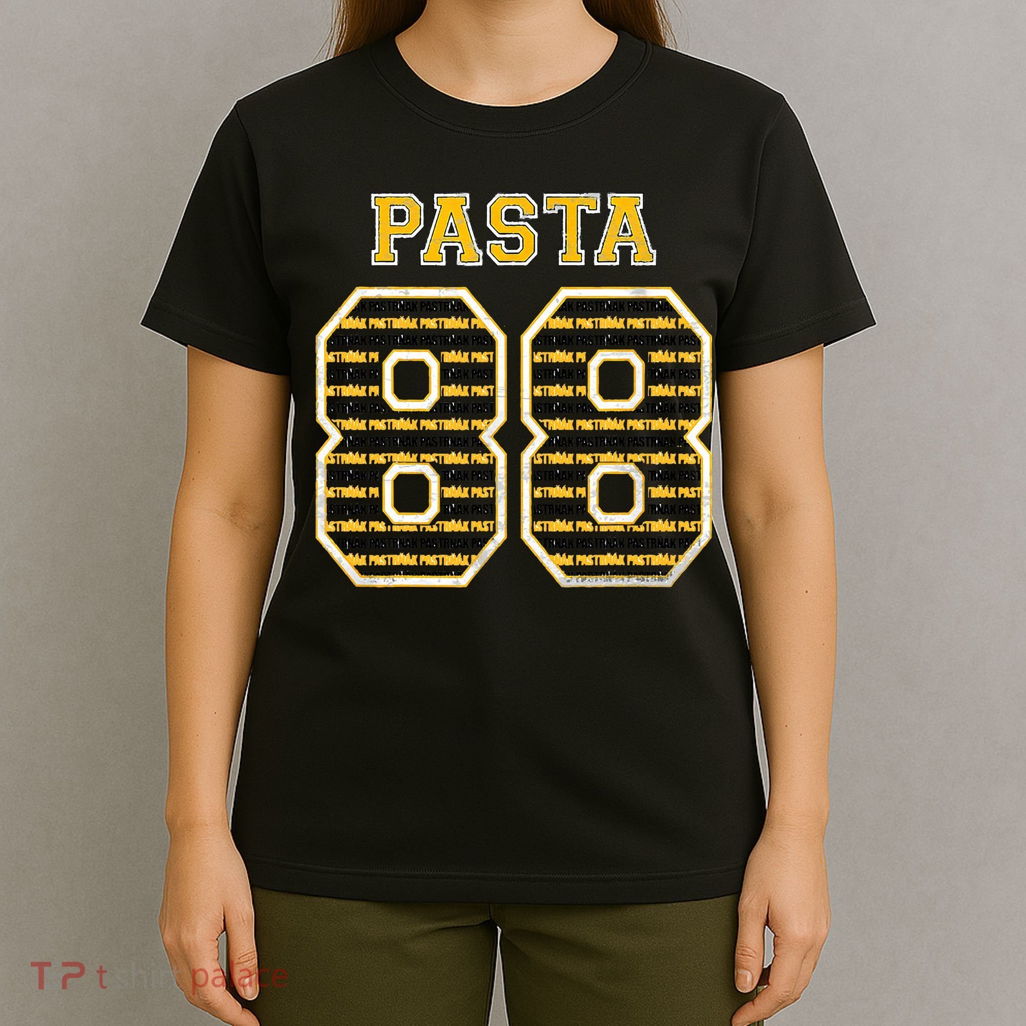 PASTA 88 Pastrnak Boston Professional Ice Hockey Inspired T-Shirt