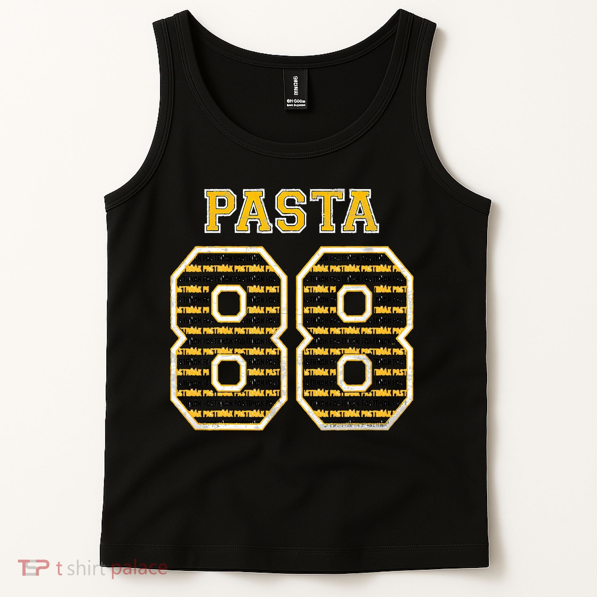 PASTA 88 Pastrnak Boston Professional Ice Hockey Inspired Tank Top