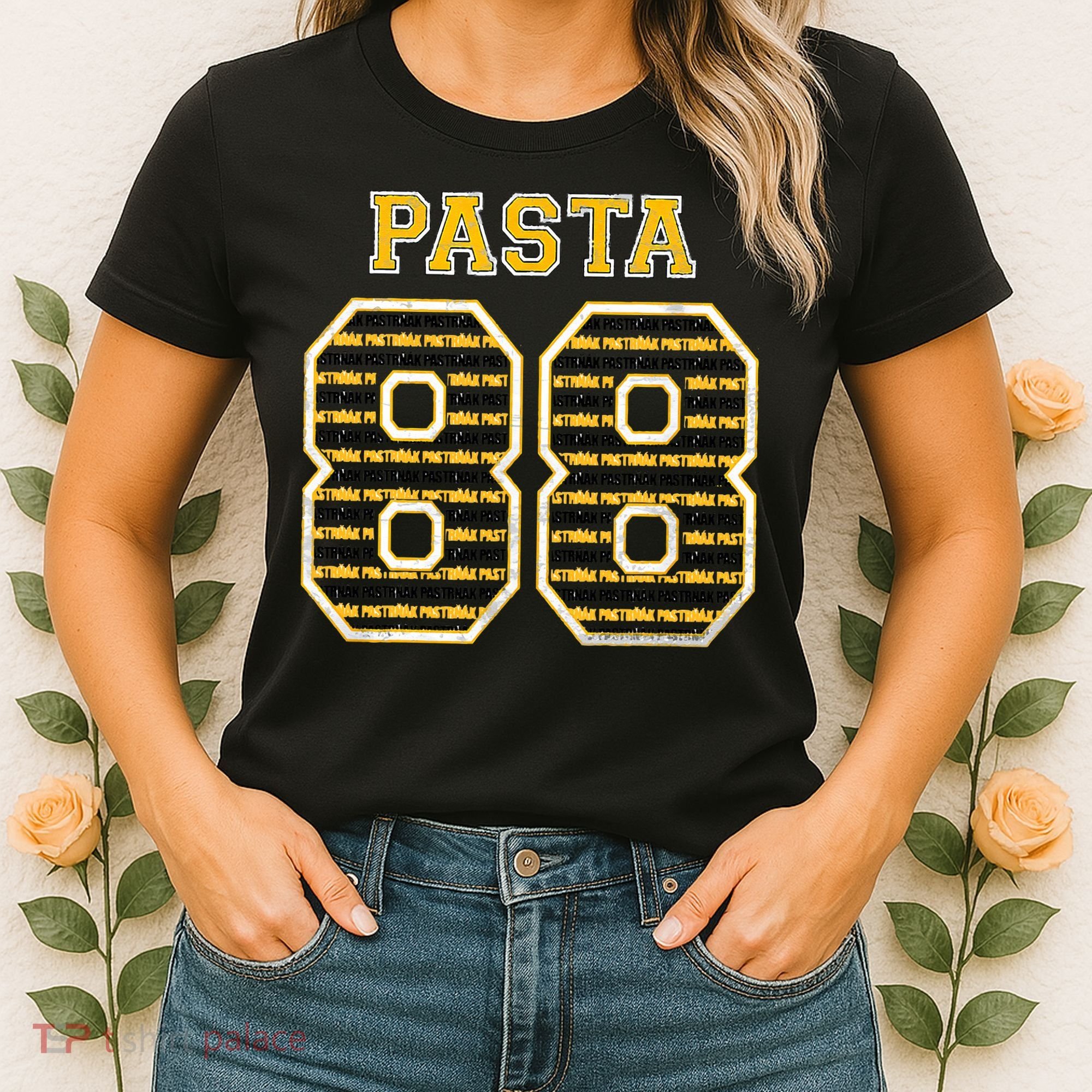 PASTA 88 Pastrnak Boston Professional Ice Hockey Inspired Women's T-Shirt