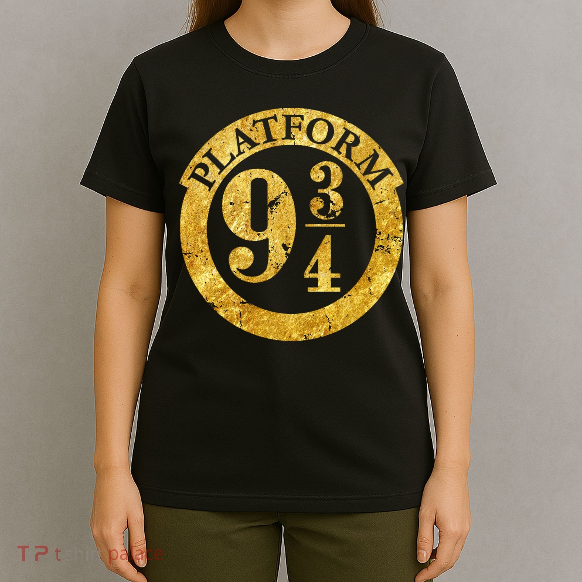 Platform 9 34 Golden Logo T-Shirt