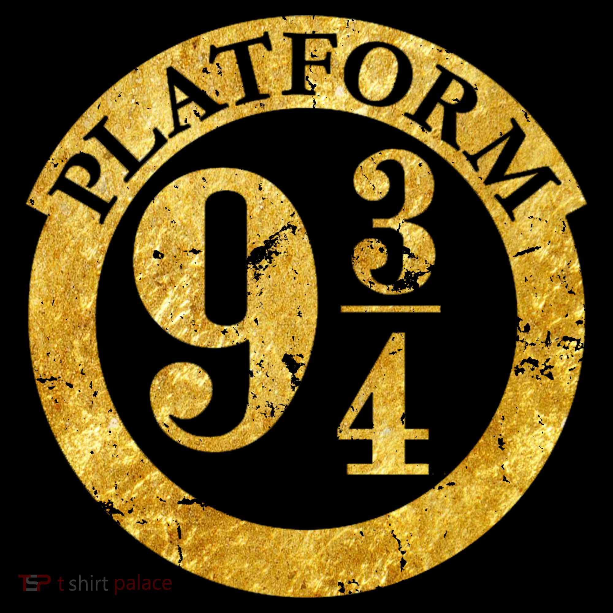 Platform 9 34 Golden Logo T-Shirt