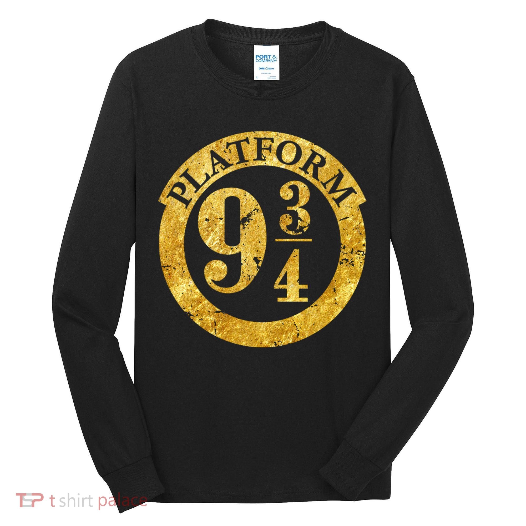 Platform 9 34 Golden Logo Tall Long Sleeve Shirt