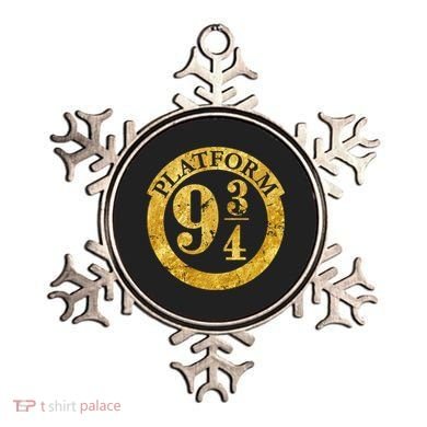 Platform 9 34 Golden Logo Ornament