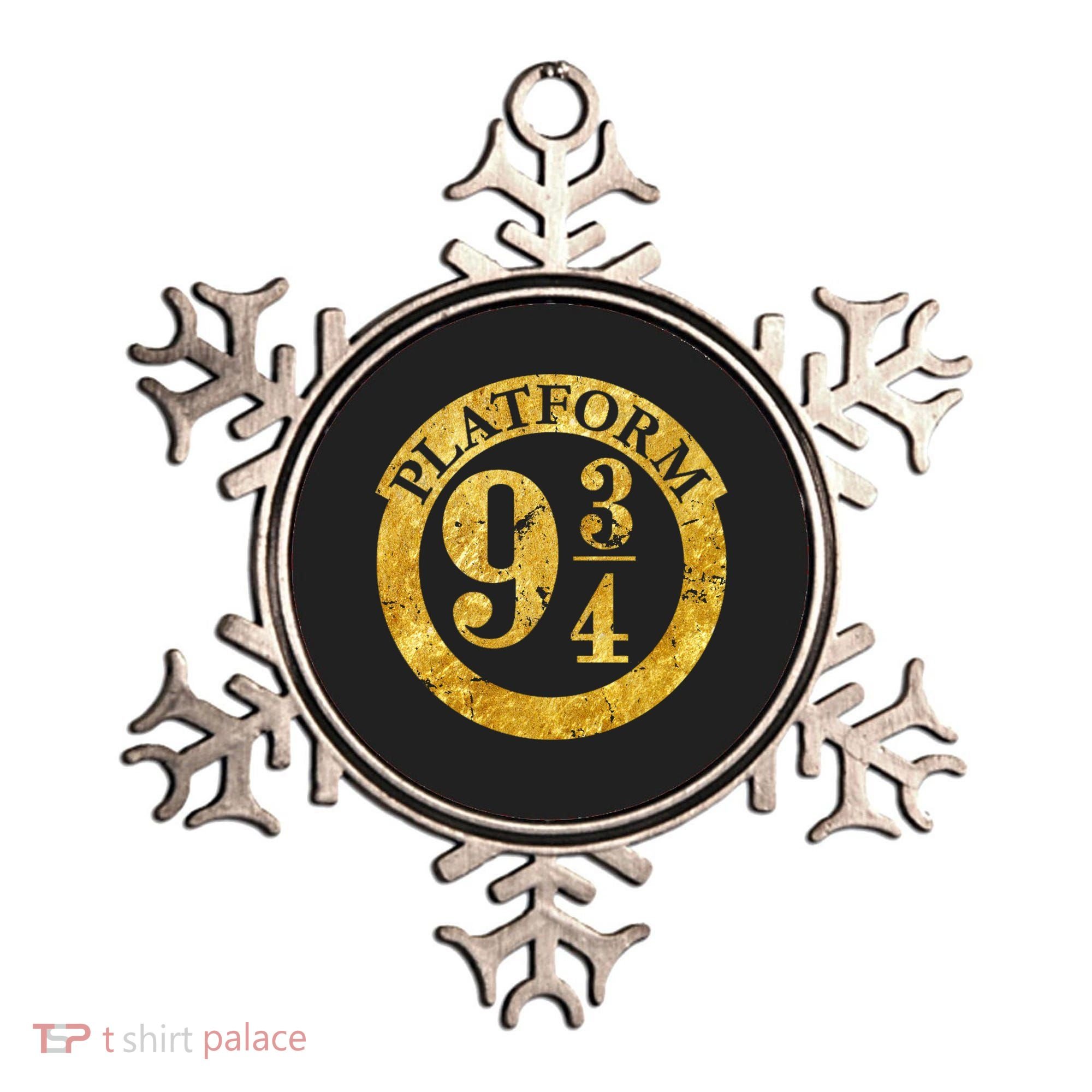 Platform 9 34 Golden Logo Ornament