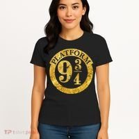 Platform 9 34 Golden Logo Women's T-Shirt thumb 4