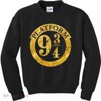 Platform 9 34 Golden Logo Kids Sweatshirt thumb 0