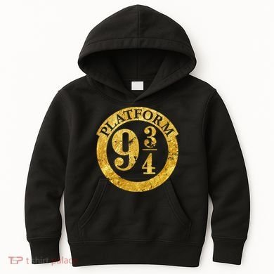 Platform 9 34 Golden Logo Kids Hoodie