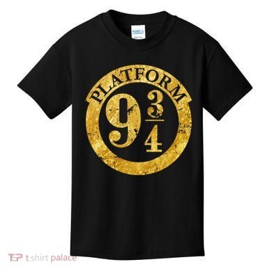 Platform 9 34 Golden Logo Kids T-Shirt