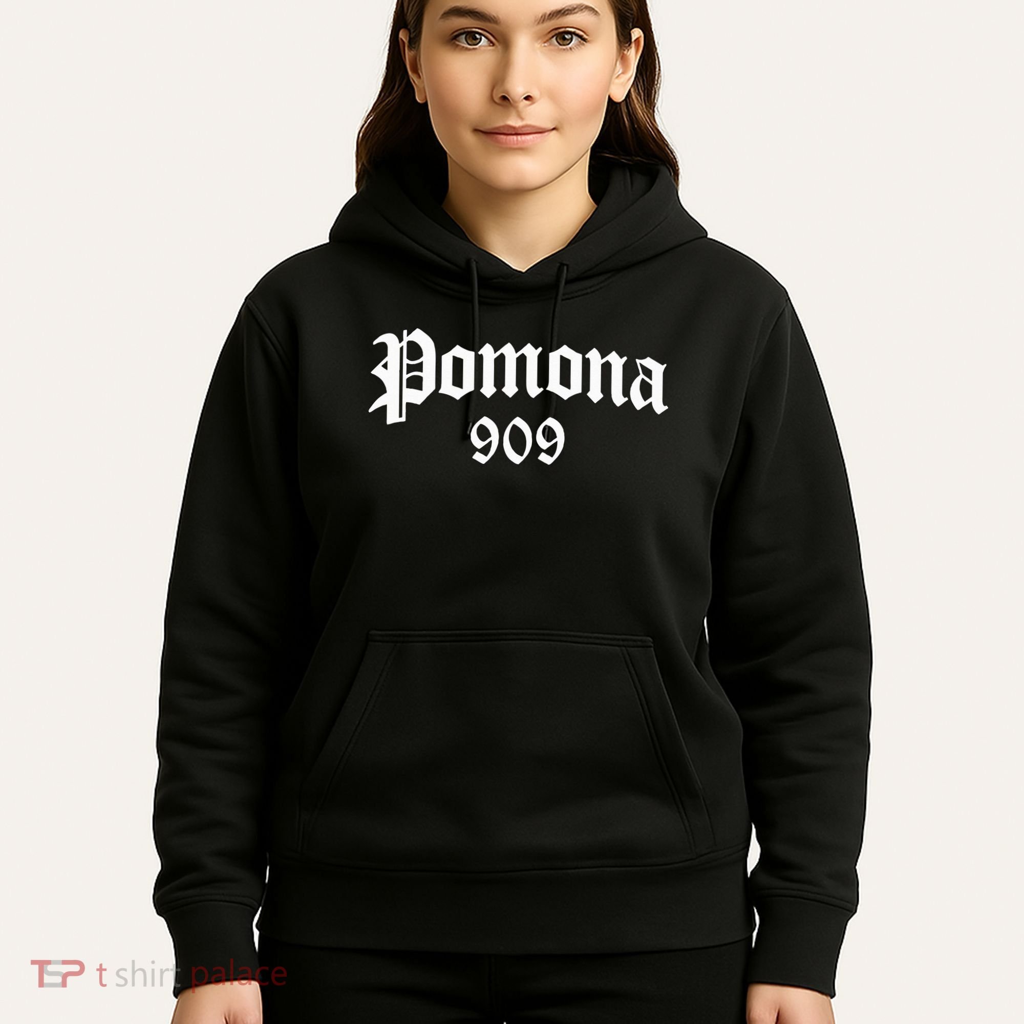 Pomona 909 Area Code Og Chicano Pride Mexican Tattoo Biker Hoodie