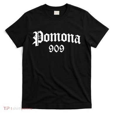 Pomona 909 Area Code Og Chicano Pride Mexican Tattoo Biker T-Shirt