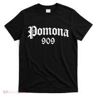 Pomona 909 Area Code Og Chicano Pride Mexican Tattoo Biker T-Shirt thumb 0