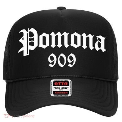 Pomona 909 Area Code Og Chicano Pride Mexican Tattoo Biker Hat