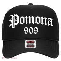 Pomona 909 Area Code Og Chicano Pride Mexican Tattoo Biker Hat thumb 0