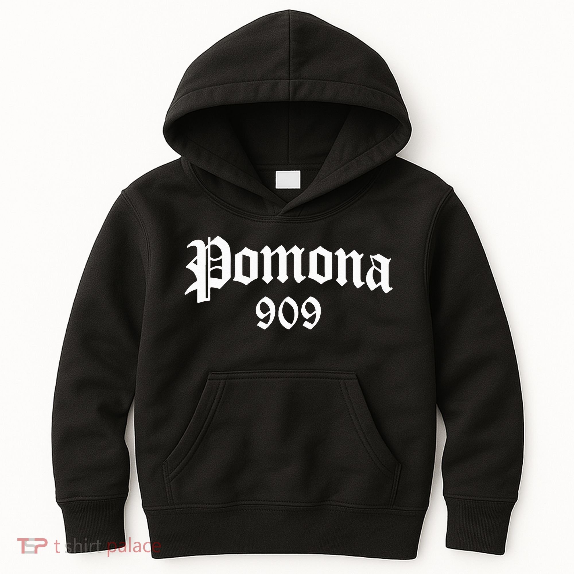 Pomona 909 Area Code Og Chicano Pride Mexican Tattoo Biker Kids Hoodie