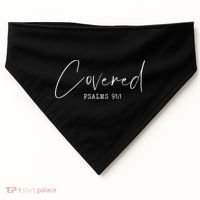 Psalm 911 Christian Prayer Bible Scripture Christ Jesus USA-Made Doggie Bandana thumb 0