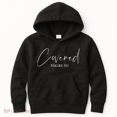 Psalm 911 Christian Prayer Bible Scripture Christ Jesus Kids Hoodie
