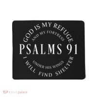 Psalms 91 Christian Blessed Christ Jesus Mousepad thumb 0