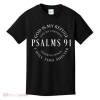 Psalms 91 Christian Blessed Christ Jesus Kids T-Shirt thumb 0