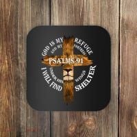 Psalms 91 Christian Blessed Religious Hymn Christ Jesus Love Coaster thumb 0