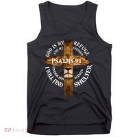 Psalms 91 Christian Blessed Religious Hymn Christ Jesus Love Tank Top thumb 0