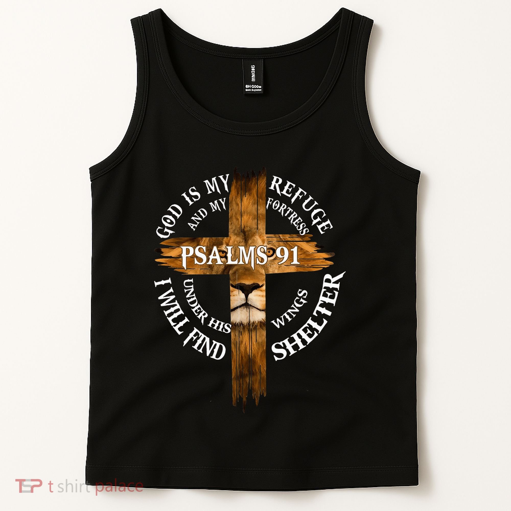 Psalms 91 Christian Blessed Religious Hymn Christ Jesus Love Tank Top