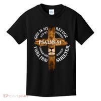Psalms 91 Christian Blessed Religious Hymn Christ Jesus Love Kids T-Shirt thumb 0