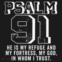 Psalm 91 Christian Bible Verse God Is My Refuge Psalm 91 Sweatshirt thumb 3