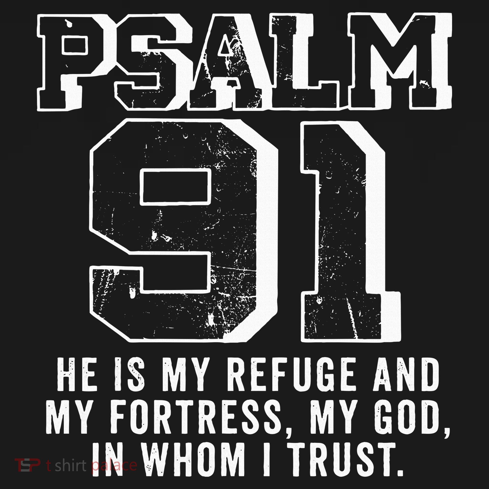 Psalm 91 Christian Bible Verse God Is My Refuge Psalm 91 Women's Hoodie