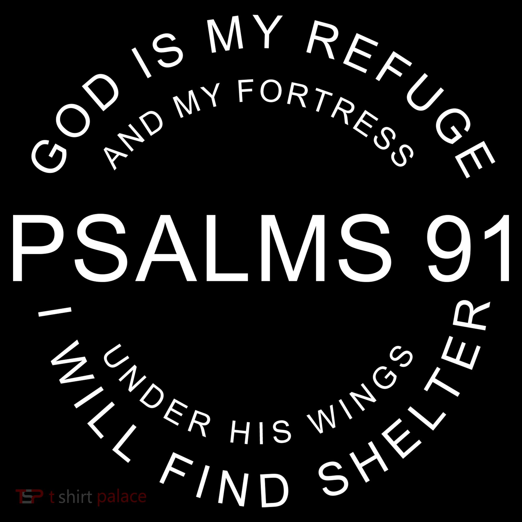 Pslams 91 God Is My Refuge Women's Hoodie