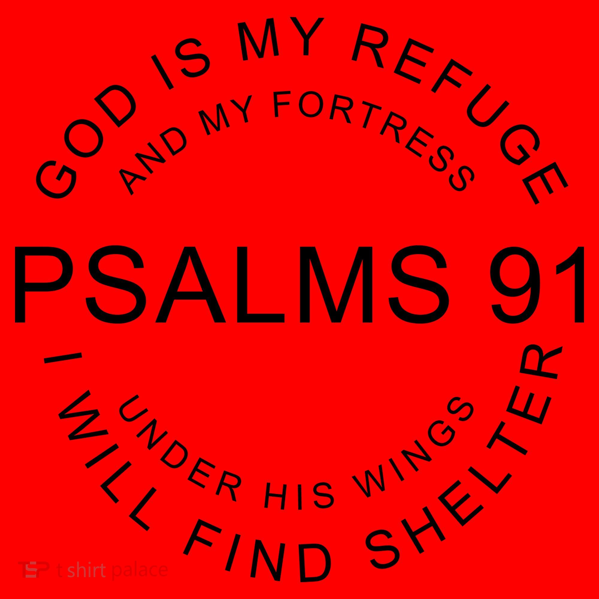 Pslams 91 God Is My Refuge Santa Hat