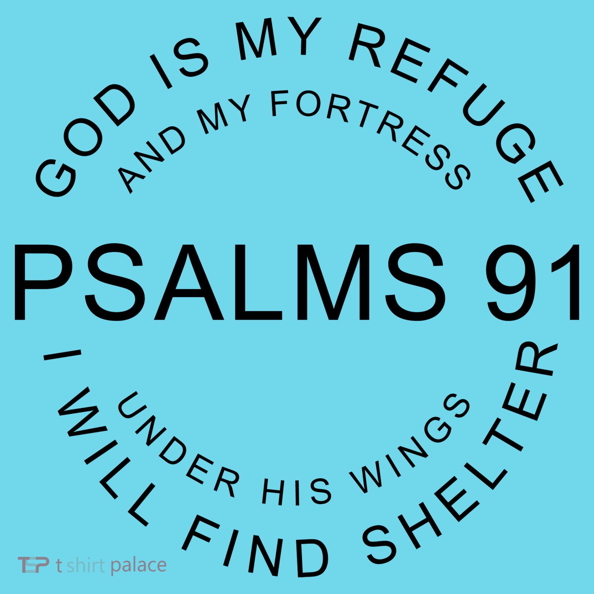 Pslams 91 God Is My Refuge Long Sleeve Shirt