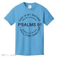 Pslams 91 God Is My Refuge Kids T-Shirt thumb 0